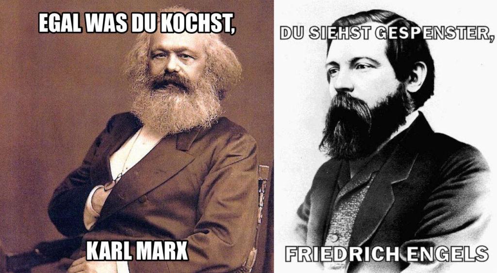 Karl Marx und Friedrich Engels
