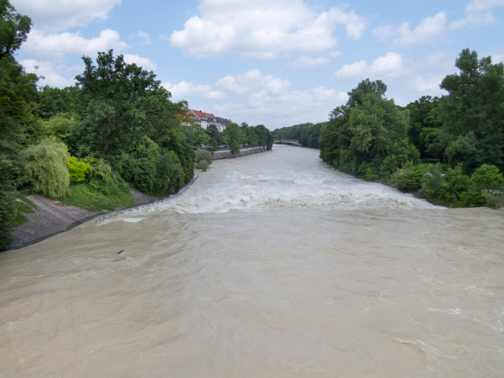 Isar-Hochwasser 2021