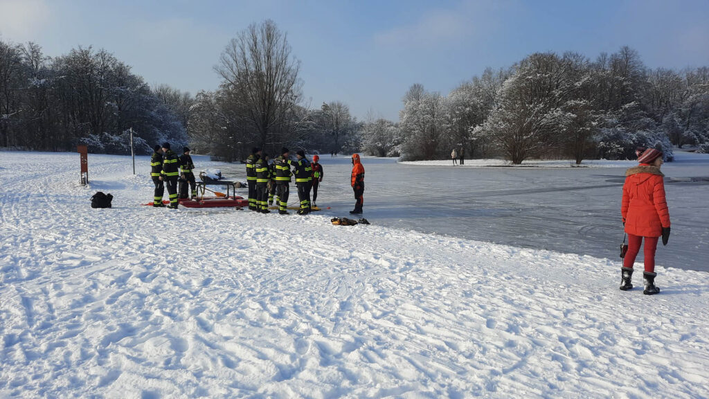 Eiseinbruch Ostpark Übung