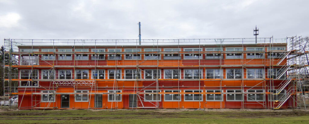 Schulneubau Theodor-Heuss-Platz – Containerstadt Böglwiese