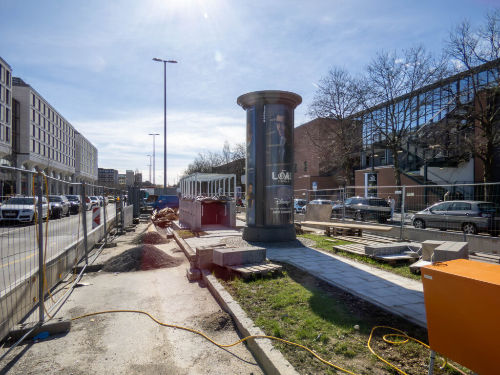 Neuer U-Bahn-Notausgang Neuperlach Zentrum