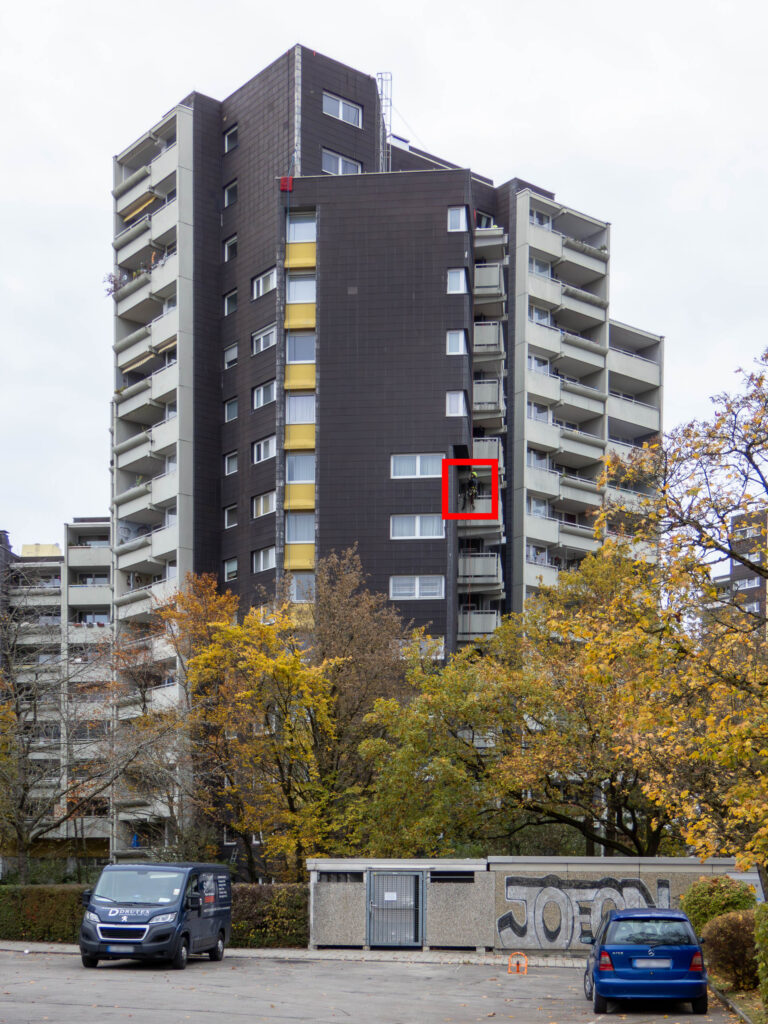 Anbringung Sicherheitsnetz Max-Kolmsperger-Straße 19