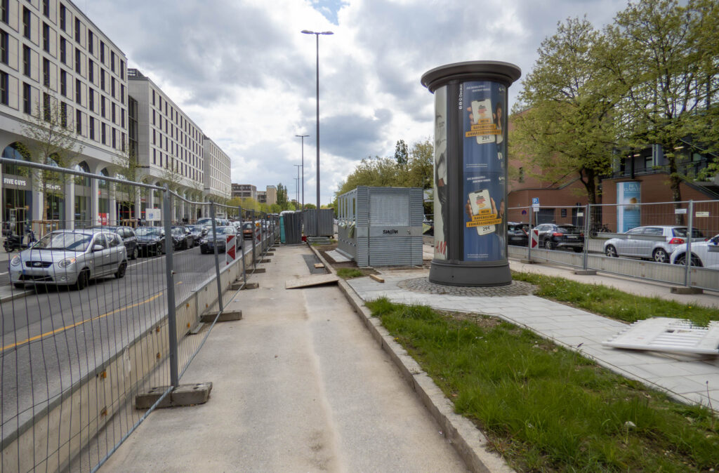 Neuer U-Bahn-Notausgang Neuperlach Zentrum