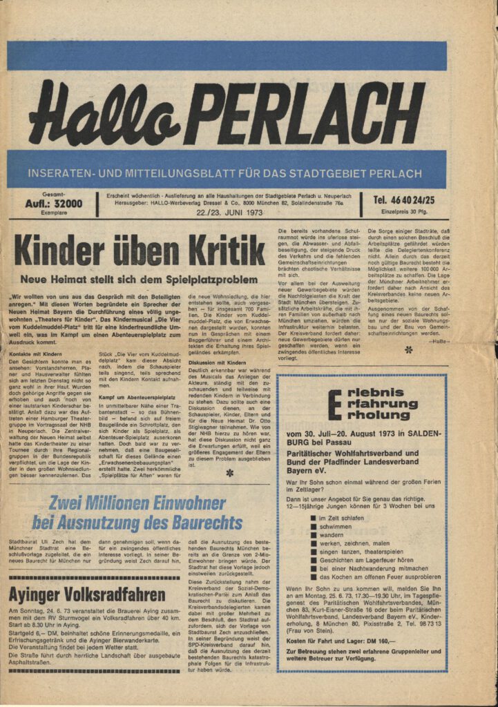 Hallo Perlach von 1973