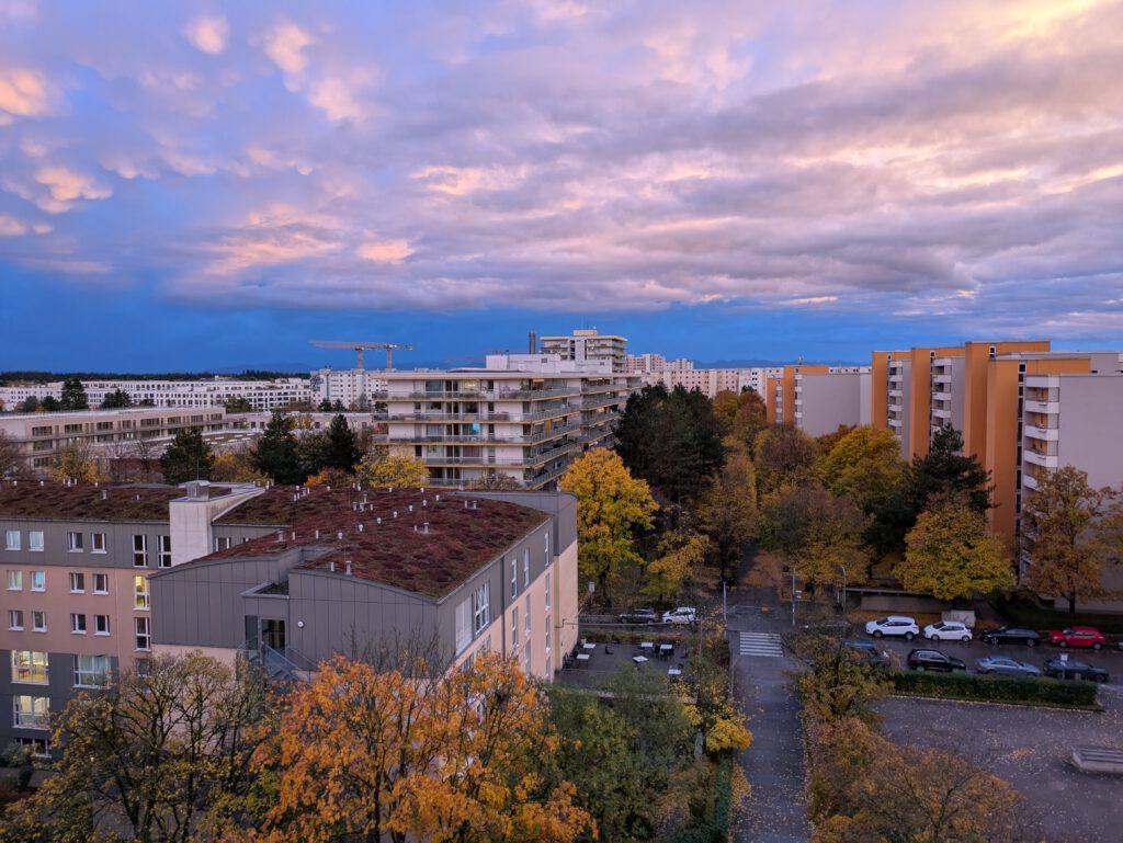 Herbststimmung von meinem Fenster aus