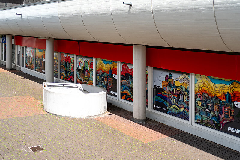 Schaufenstermalerei Marx-Zentrum
