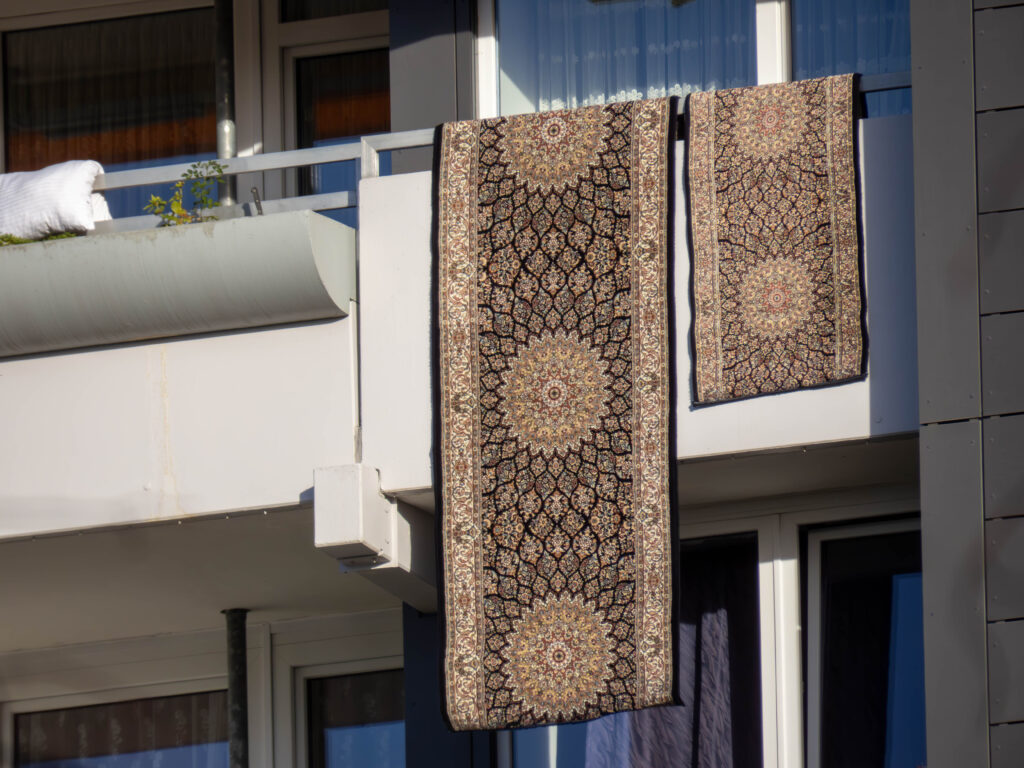 Marx-Zentrum mit speziellem Teppich