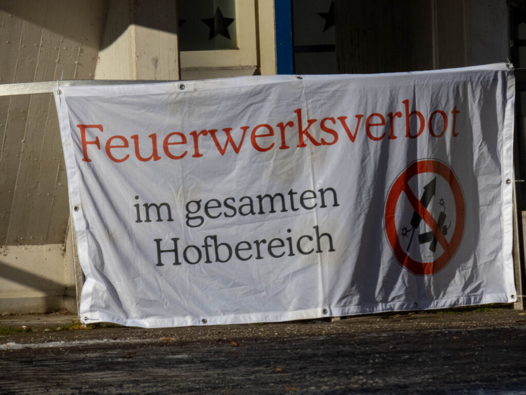 Feuerwerksverbot im Marx-Zentrum