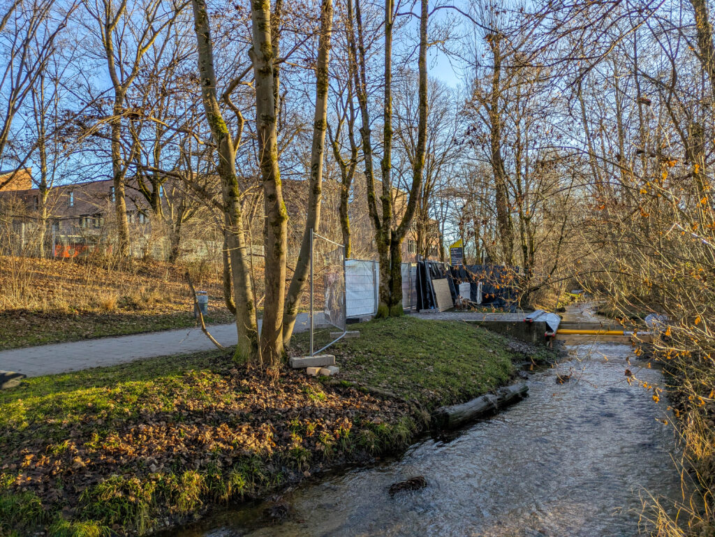 Brücke Krehlebogen/Hachinger Bach