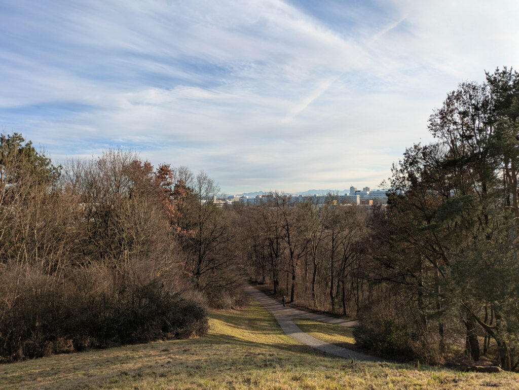 Mit dem Mietroller zum Ostpark