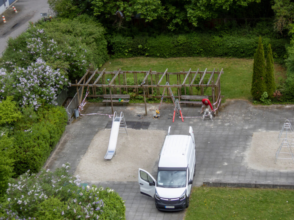 Pergola Karl-Marx-Ring 52–62
