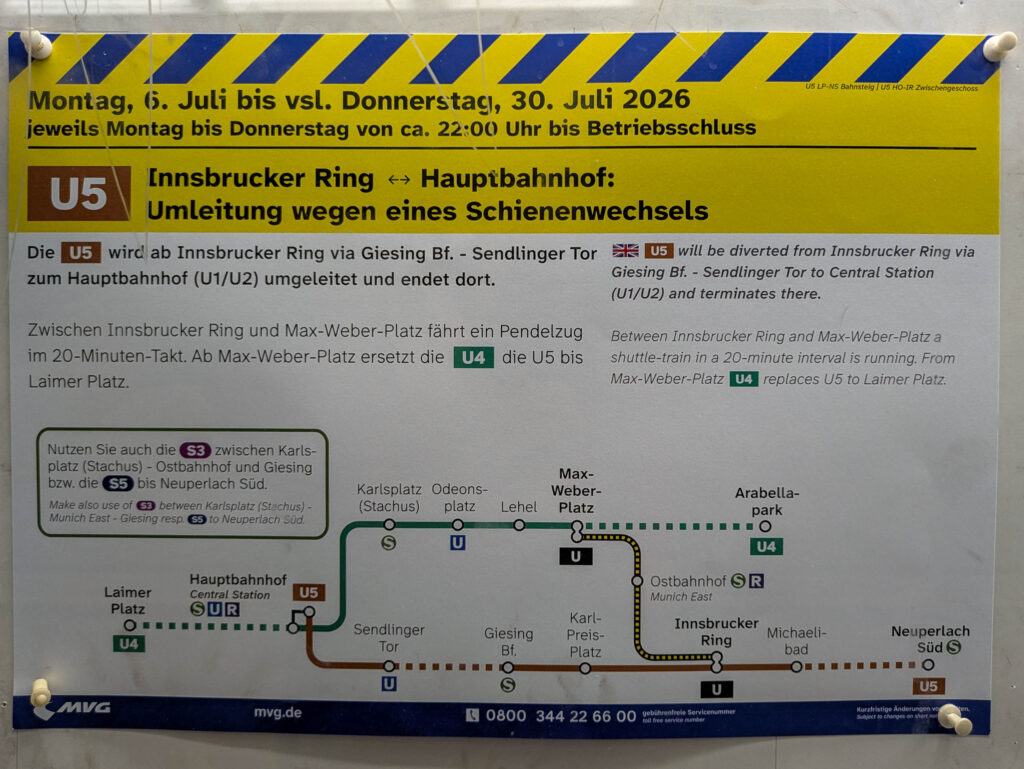 Umleitung U5