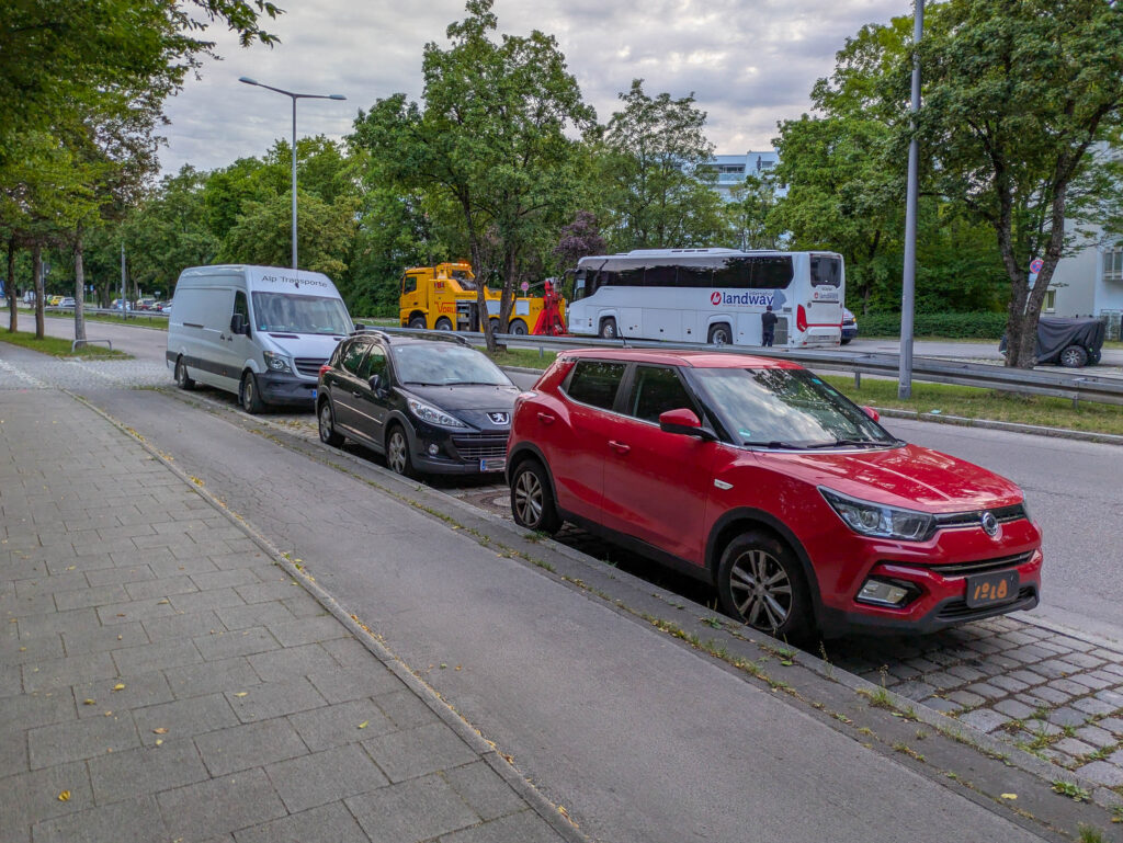 Abschleppung Reisebus