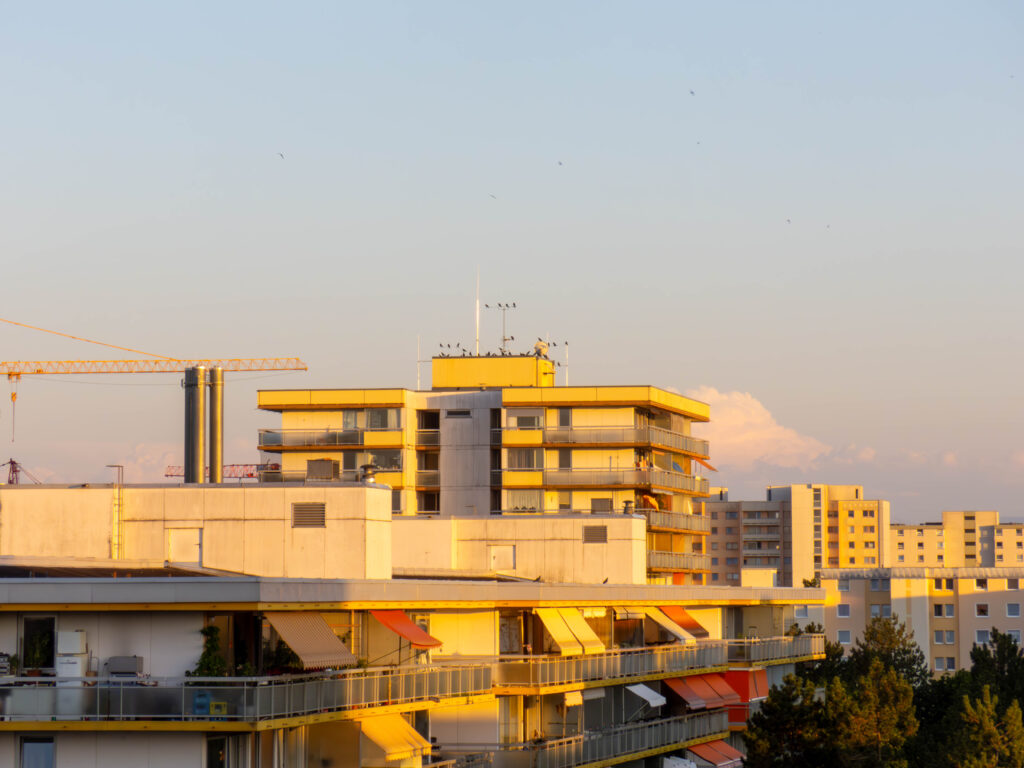 Flugbetrieb in Neuperlach