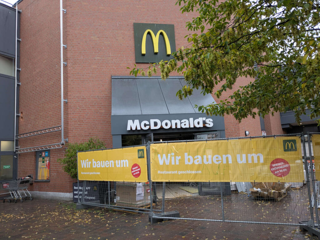 Umbau McDonald's
