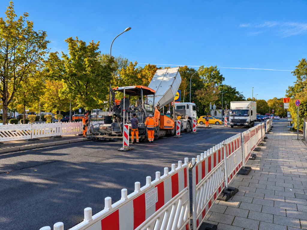 Asphaltierung Bajuwarenstraße
