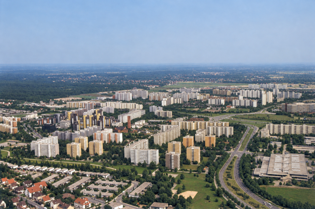 Luftbild Neuperlach Nord, ca. 1984