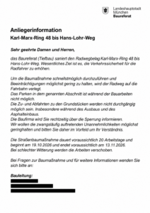 Radwegsanierung Karl-Marx-Ring